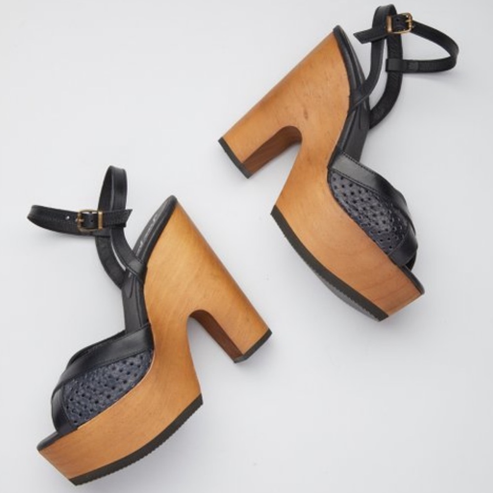 Free People Rendezvous Leather Platform Sandals - Picture 2 of 8